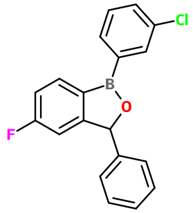 (图片) MC080197 1-(3-Chlorophenyl)-5-F-3-phenyl-3H-2,1-benzoxaborole